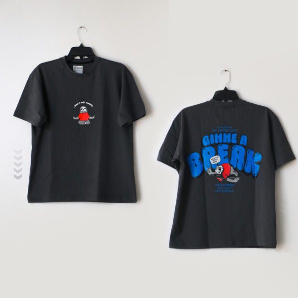 Gimme R Break Print Baggy T-shirt - Image 6