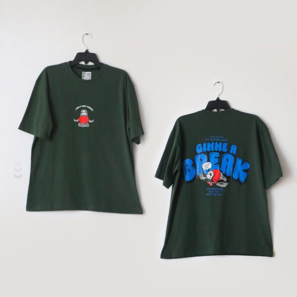 Gimme R Break Print Baggy T-shirt - Image 3