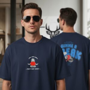 Gimme R Break Print Baggy T-shirt